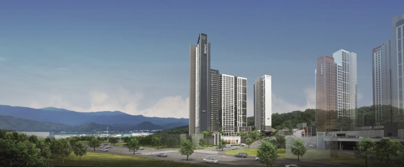 춘천 레이크시티 2차 아이파크 조감도./HDC현대산업개발