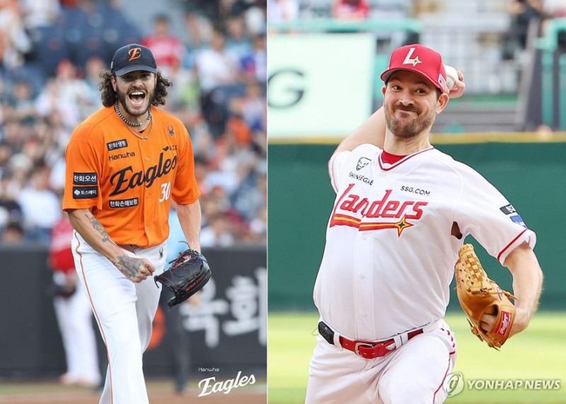 한화 폰세와 SSG 앤더슨 / 사진=연합뉴스