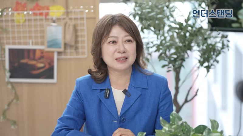 ▲유튜브 언더스탠딩 채널에 출연한 결혼정보회사 듀오 박수경 대표/사진제공=듀오