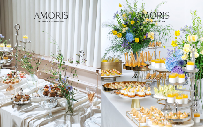 리뉴얼된 프리미엄 케이터링 메뉴와 연출