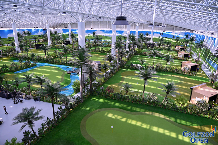 지난 8월 28일부터 31일까지 ‘2025 골프존 차이나오픈’ 대회가 열린 골프존 시티골프 중국 2호 연길점 전경