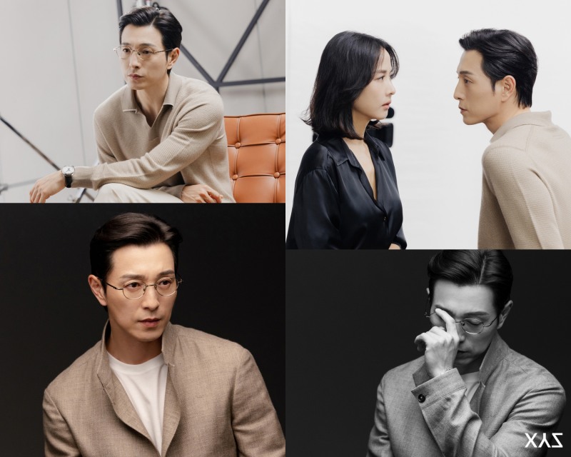 ‘살인자 리포트’ 정성일, 어른 섹시의 정석 포스터 비하인드 사진 공개…새로운 안경 캐릭터 탄생