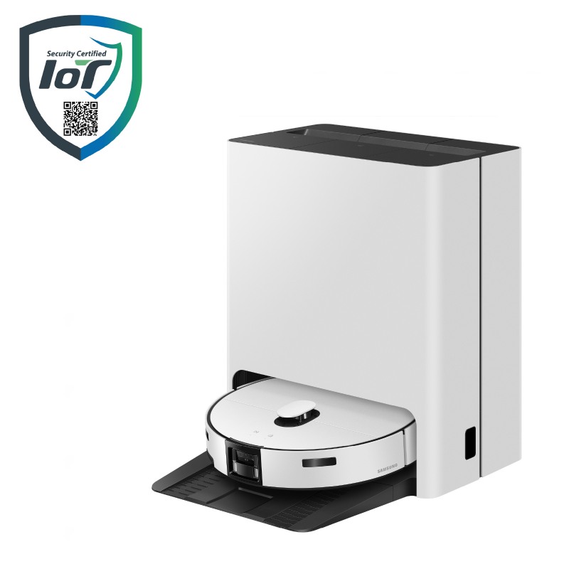삼성전자 2025년형 로봇청소기 신제품이 과학기술정보통신부와 한국인터넷진흥원(KISA)이 주관하는 '사물인터넷(IoT) 보안 인증'에서 최고 등급인 '스탠다드(Standard)' 등급을 획득했다./삼성전자