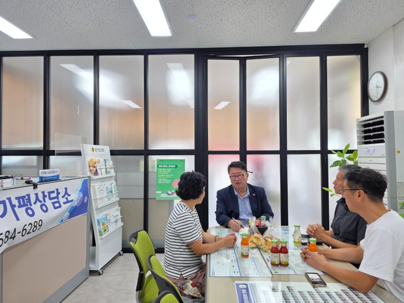 용추계곡소상공인협회와 간담회