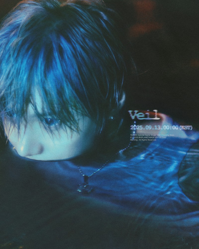 태민, 13일 스페셜 디지털 싱글 ‘Veil’ 발표…1년 1개월 만의 귀환