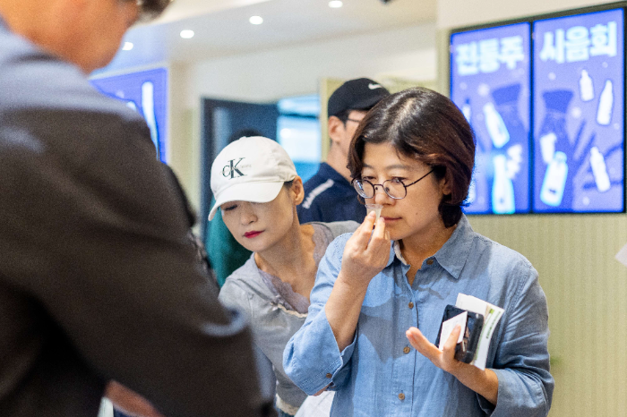 지난 4일 서울 송파구 소재 배민아카데미 서울센터에서 외식업주, 예비창업자 등 50여 명이 참가한 가운데 ‘배민 전통주 시음과 클래스’가 열렸다.