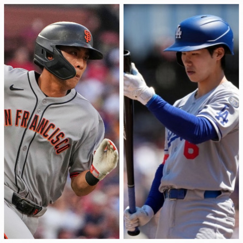 이정후(왼쪽)와 김혜성