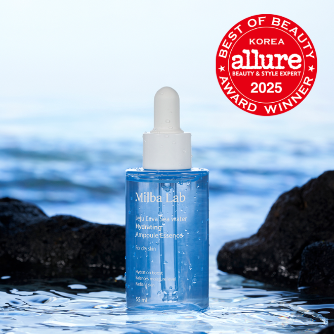 태남생활건강 밀바랩 ‘제주 용암해수 보습 앰플 에센스’, 2025 얼루어 베오뷰 위너 선정