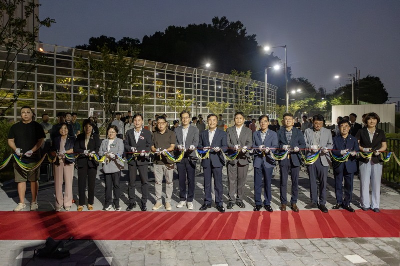 고천지구 수변공원 보행통로 개통식