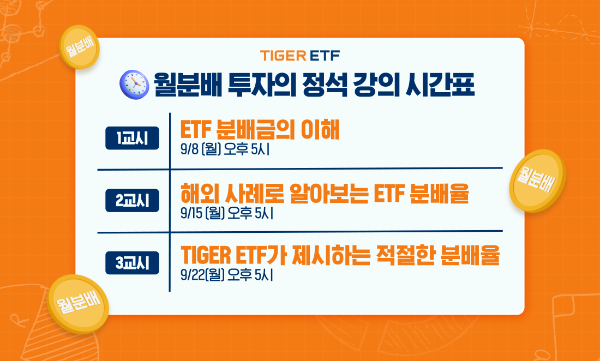 ‘정직한 TIGER ETF’…미래에셋, 월배당 ETF 교육 콘텐츠 강화