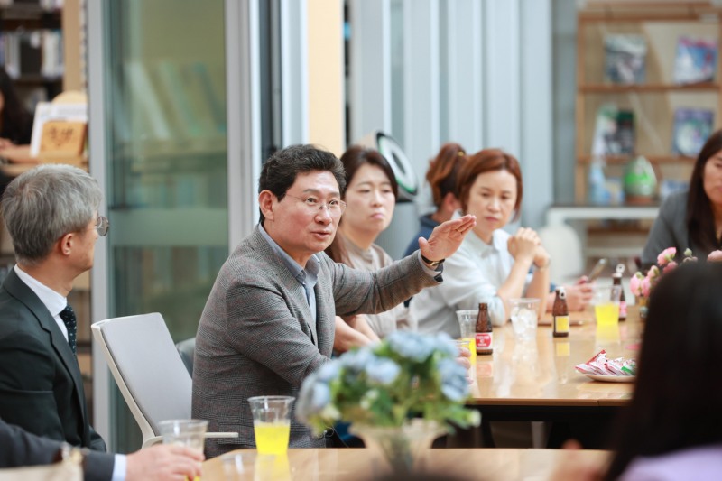 용인삼계고서 특강후·학부모와 간담회