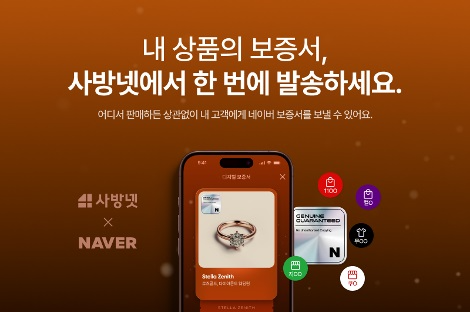 사방넷, 네이버 컬렉션과 제휴…‘디지털 보증서’ 발급 서비스 오픈