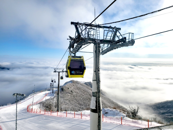 부영그룹 오투리조트 스키장 전경