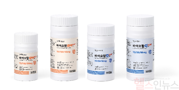 바이오탑 포르테 시리즈(왼쪽부터 하이포르테 2종, 디 포르테 2종) (사진 제공=한올바이오파마)
