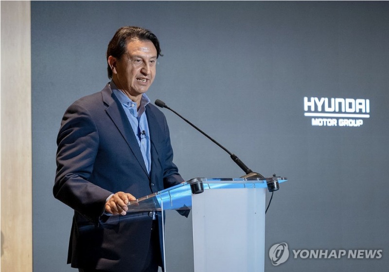 호세 무뇨스 현대차 사장은 11일(현지시간) 미 당국의 이민단속으로 공장건설이 최소 2~3개월 지연될 것이라고 말했다. 사진=연합뉴스