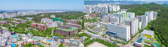 건양대학교 글로컬캠퍼스,메디컬캠퍼스 전경. (사진제공=건양대)