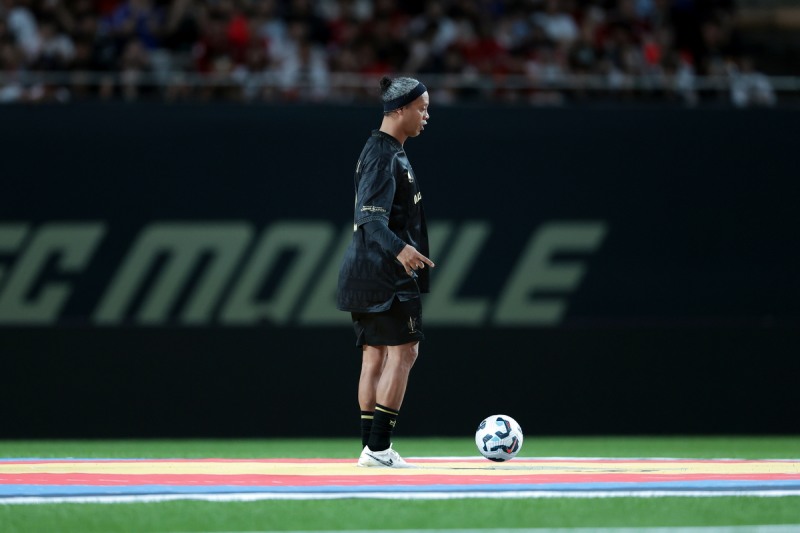 이날 가장 많은 관심을 받은 호나우지뉴(제공=넥슨).