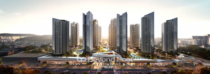 대전 변동 A구역 재개발 정비사업 투시도./HDC현대산업개발