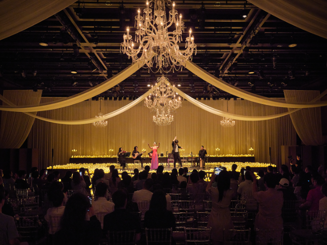 지난해 추석 서울신라호텔 다이너스티홀 플라멩고 콘서트