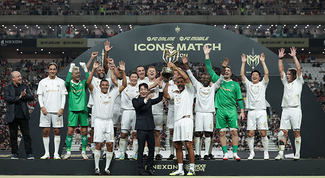 '2025 아이콘매치' 우승팀 '실드 유나이티드'. 사진 제공 : 넥슨