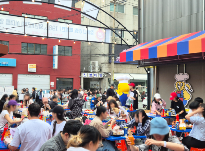 지난 5월 성수동에서 열린 ‘장하다 하림 맥시칸’ 팝업스토어 모습