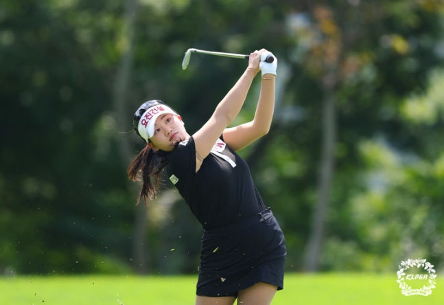 노승희의 경기 모습. /KLPGA
