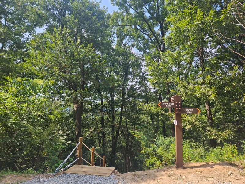 왕산리 숲길 정비사업 완료
