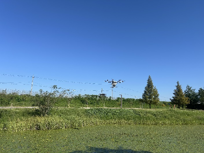 모기 유충 확산 효과적 차단 무인기(드론) 방역