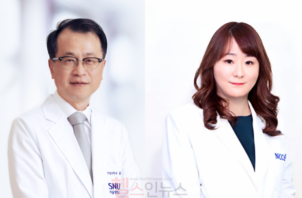 (From left) Professor Young Ho Yun, Department of Family Medicine, Seoul National University Hospital; and Professor EunKyo Kang, Department of Family Medicine, National Cancer Center (Photo courtesy of Seoul National University Hospital)