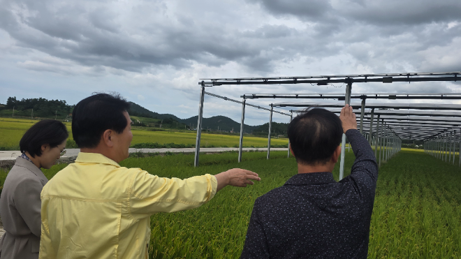 더불어민주당 전남도당위원장을 맡고 있는 주철현 국회의원(여수시갑)은 지난 9월 22일, 전남 영광군 일대 재생에너지 발전단지를 방문해 현장 점검에 나섰다.