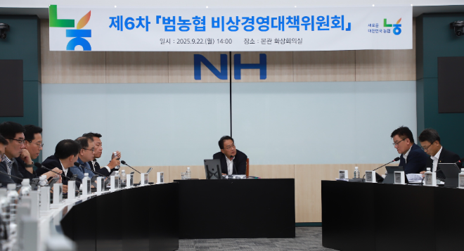 농협중앙회, ‘제6차 범농협 비상경영대책위원회’ 개최 (농협중앙회 제공)