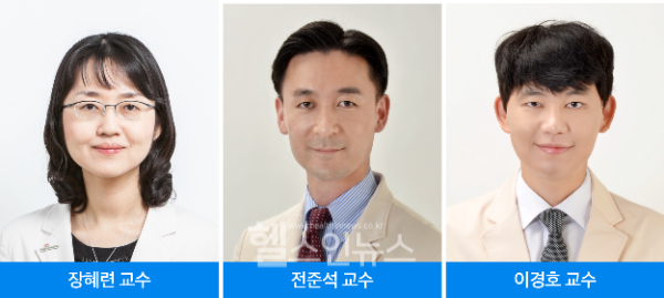 (왼쪽부터) 장혜련, 전준석, 이경호 삼성서울병원 신장내과 교수 (사진 제공=삼성서울병원)