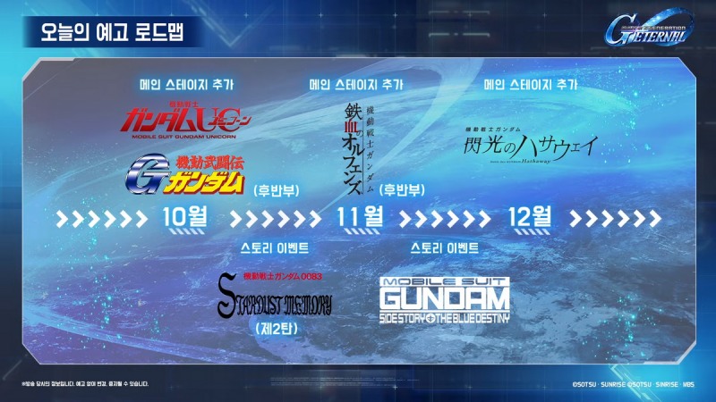 하반기 다양한 업데이트를 예고한 '지제네 이터널'(출처=공식 방송 캡처).