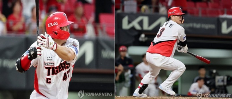 KIA 나성범과 김선빈