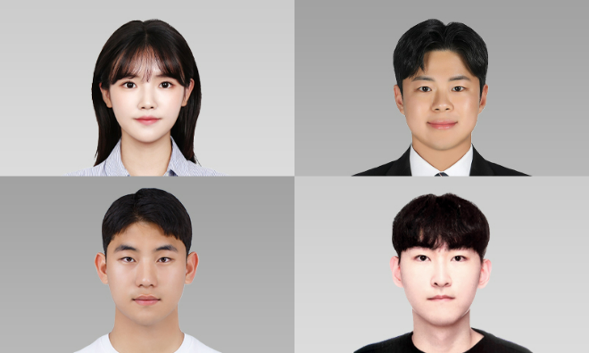 서강대‘인사이트’팀. (왼쪽 위부터) 신현지(경제 20), 조영진(경제 20), 이종현(경영 20), 윤해민(경영 21) / 사진제공=서강대