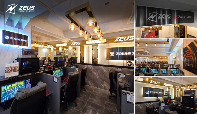 제우스 PC방 수유점, 초고주사율 조위존 도입으로 새 기준 제시