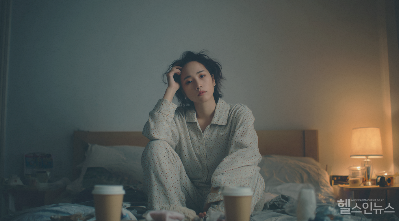 카페인을 장기간 과다 섭취하면 불면증, 만성 피로, 위장 장애가 생길 수 있으며 체내 호르몬 균형이 깨져 면역력 저하와 신진대사 이상으로 이어질 수 있다. (이미지 디자인 =GDH AI Design Team)