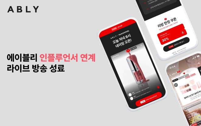 에이블리코퍼레이션(대표 강석훈)이 운영하는 스타일커머스 플랫폼 에이블리는 인플루언서와의 협업을 통해 진행한 라이브 방송에서 참여 브랜드들의 거래액이 큰 폭으로 증가했다.