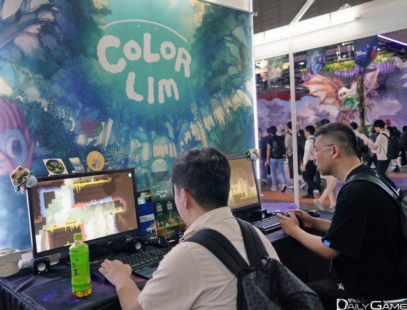 기억을 잃은 슬라임이 되어 붕괴된 세계를 여행하는 마일스톤 게임즈의 '컬러 림'.