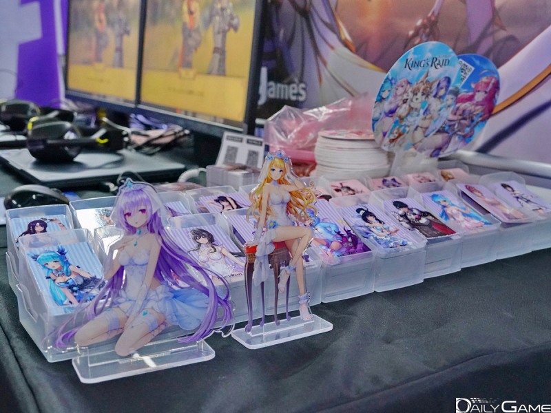 고퀄리티 그래픽 요소를 상품으로 재현한 마상소프트의 '킹스레이드'.