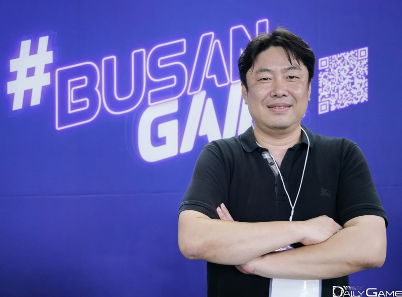 부산정보산업진흥원 한상민 신기술 게임단장.