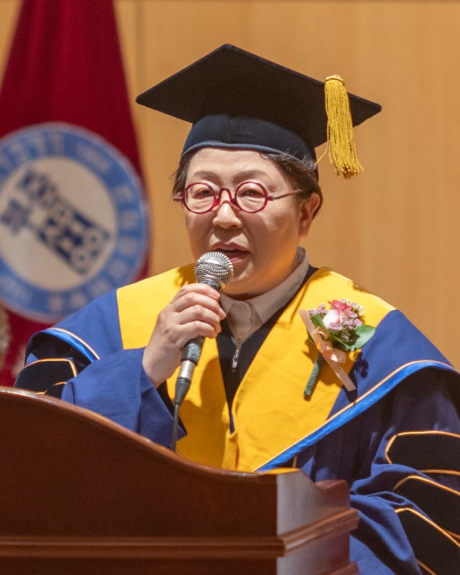 상명대학교 제15대 김종희 총장. (사진제공=상명대학교)