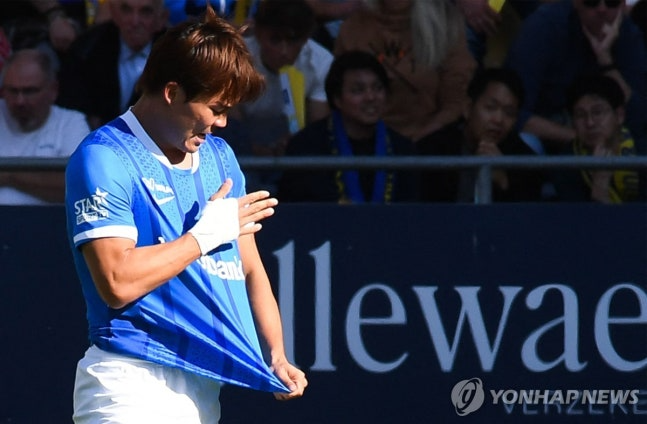 오현규, 경기 종료 직전 극적 결승포 / 사진=연합뉴스