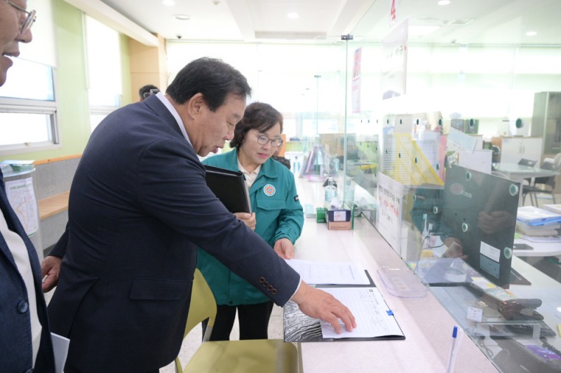 세종시 최민호 시장 조치원읍 행복누림터 현장방문