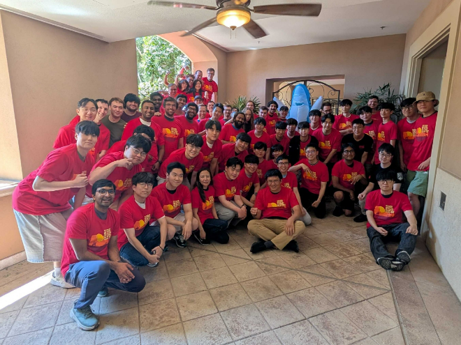 'MMM(Maple Mallard Magistrates)'팀 단체사진. (사진제공=숭실대)