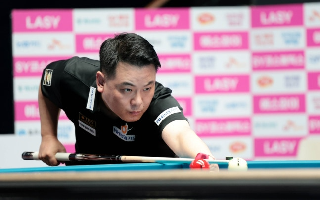 크라운해태 챔피언십 64강에 올라간 조재호 / 사진=PBA 제공. 연합뉴스