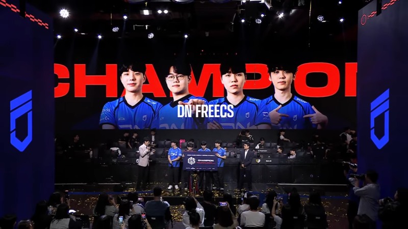 DN 프릭스가 페이즈 1에 이어 페이즈 2에서도 종합 우승을 차지했다(출처=대회 실황 캡처).