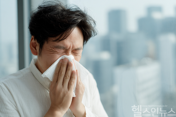 가을철엔 꽃가루와 큰 일교차로 알레르기 비염이 심해지므로 조기 관리와 예방이 중요하다. (사진 제공=클립아트코리아)