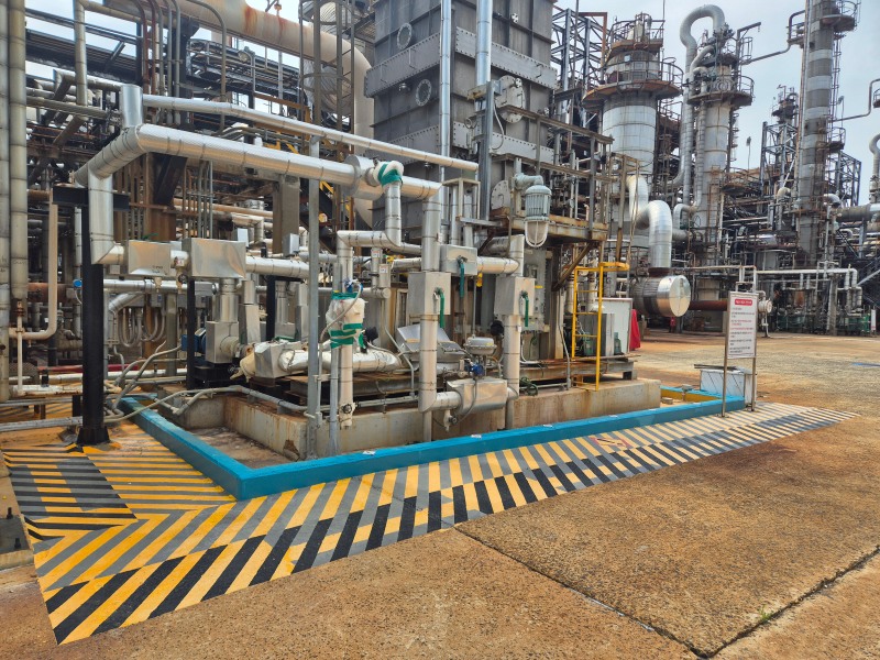 산업현장에‘산업안전 컬러유니버설디자인(CUD)’ 도입된 모습./안전보건공단