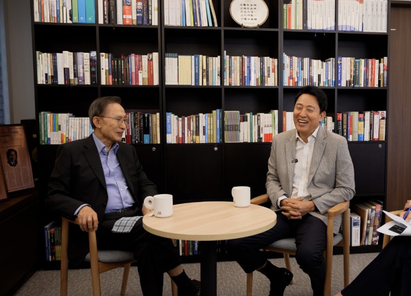 서울시, 청계천 복원 20주년기념 이명박 前 대통령·오세훈 시장 특별대담